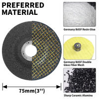 8Pcs/Set Rueda De Molienda 75mm 3 Pulgadas Para Corte De Metal Madera PVC Herramienta De Molienda Mini Corte Discos De Metal - details 6