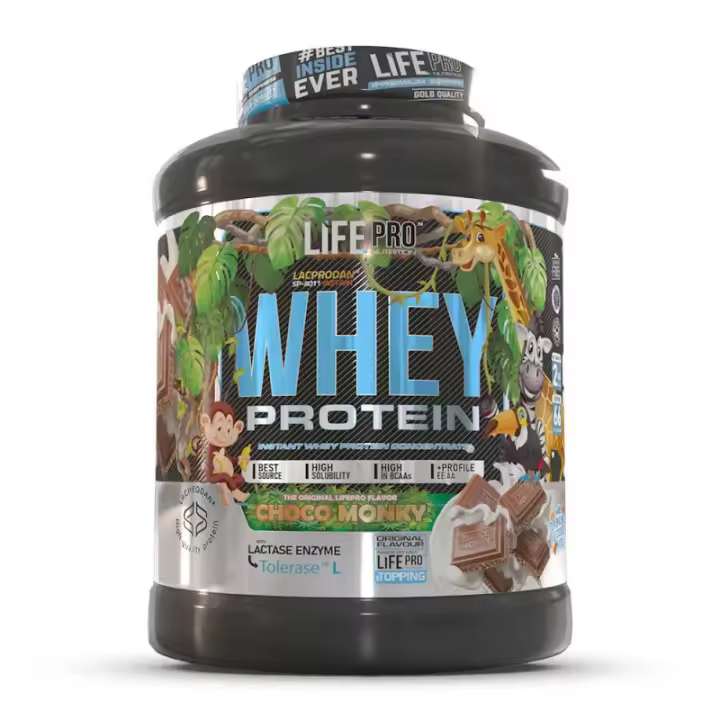 Life Pro Nutrition Whey Choco Monky 2kg - Edición Limitada - 1