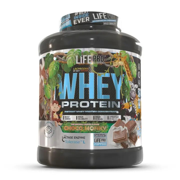 Life Pro Nutrition Whey Choco Monky 2kg - Edición Limitada - 1