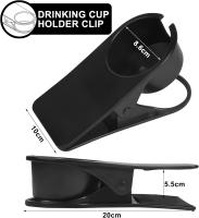 Soporte para Taza de Bebida Plástico de la Creativa Portavasos Mesa Botella Stand Bebidas,Soda,café,Taza Clip Portavasos Diseño de Clip Soporte de Taza Abrazadera para el Hogar y la Oficina (BLANCO) - details 0