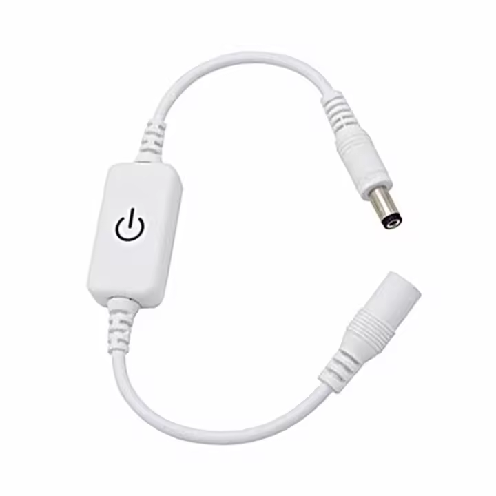 Interruptor De Control De Brillo Para Tiras LED DC 12V 24V Compatible Con 5050 3528 2835 Colores Singulares Touch Dimmer - 1