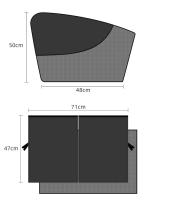 Cortina De Ventana Para Coche Con Doble Capa Protección UV Y Red Mosquitera Magnética Accesorios Para Ventanas Laterales Material Malla - details 7