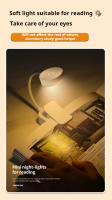 Luz De Lectura Portátil LED Recargable USB Protección Ocular Luz Nocturna Mini Doble Plegable Para Estudio Y Viaje - details 4