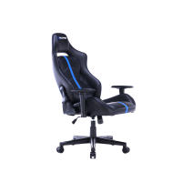 RACING BERGNER | Silla Gaming Magnum | Ergonómica, Reclinable, Altura Ajustable, Soporte Lumbar - Negro y azul | Hasta 120 Kg - details 2