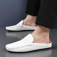 Zapatos Casuales De Verano Para Hombre YRZL Mocasines De Cuero Hechos a Mano Moda Driving Pantuflas De Conducción Slip on Loafers Para Exteriores - details 1