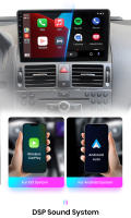 Junsun Radio Coche para Mercedes Benz Clase C 3 W204 S204 2006 2007 2008 2009 2010 2011 Inalámbrico CarPlay Android Auto AI Voice 2 din Pantalla Coche Android Auto Multimedia Navegación GPS Auto radio - details 7