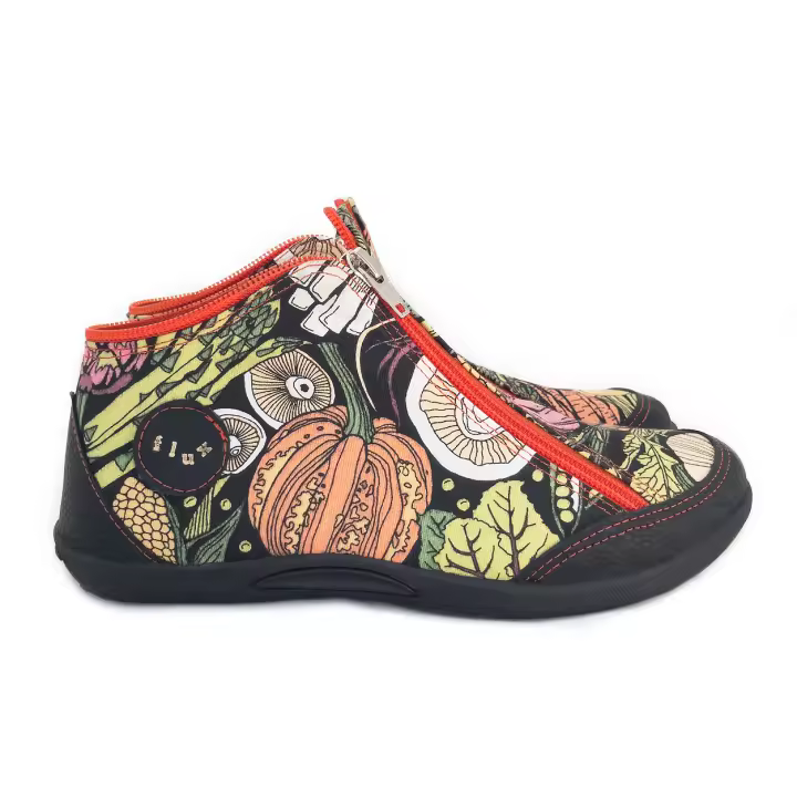 Flux Concept Store | Huerta | Botita con cremalleras | Vegana Sin Cordones - 1