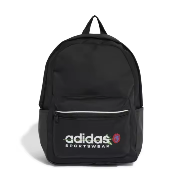 Mochila Casual Mujer Adidas Flower Backpack de 20,25L y 32cmx40cmx14cm Color Negro y Blanco-JE4272 Adidas - 1