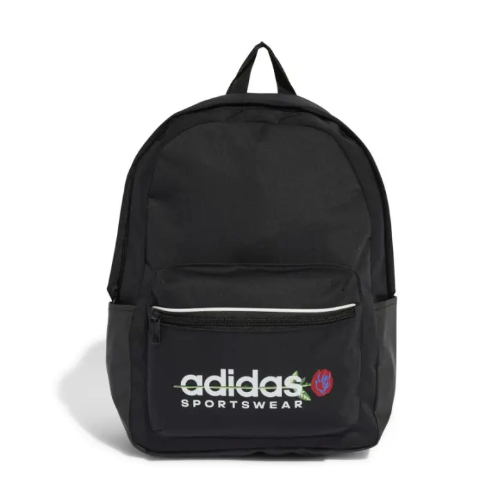 Mochila Casual Mujer Adidas Flower Backpack de 20,25L y 32cmx40cmx14cm Color Negro y Blanco-JE4272 Adidas - 1