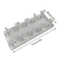 Soporte Para Arte De Uñas Práctica De Doble Filo De Acrílico Oro Y Plata Magnético De Aleación De Metal Herramienta De Manicura Accesorios De Uñas Para Salon - details 6