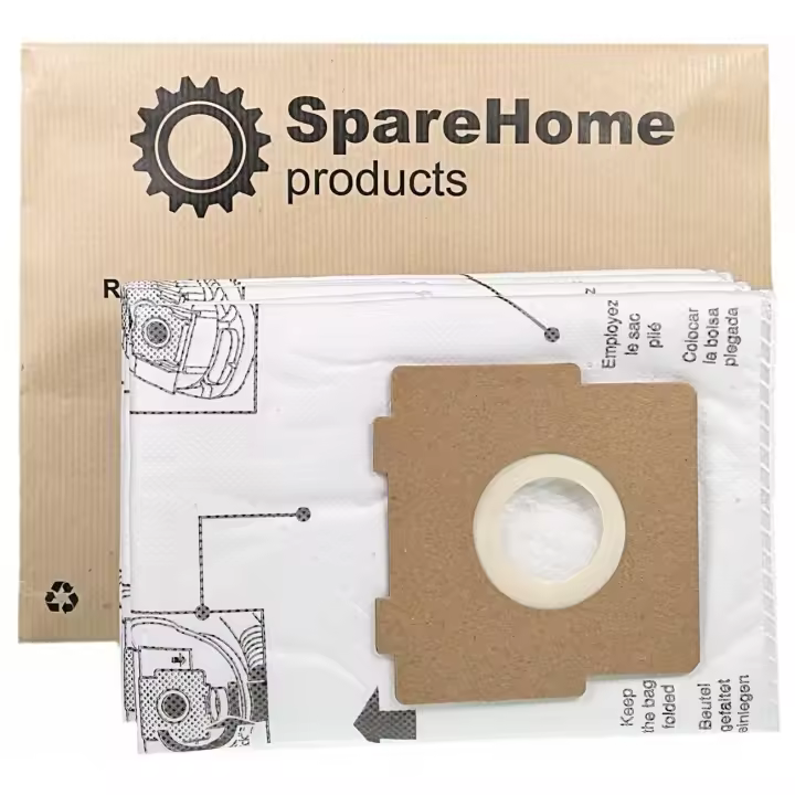 Bolsas aspirador Ufesa Activa:  AC2501, AC2500, AC2000, AC2100, AP8000, AP9000, AC6201, AC5000  - 8 unidades  SpareHome® 400ZE0043 - 1