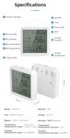Sensor De Temperatura Y Humedad WiFi Tuya Para Casa Inteligente Con Control Remoto Bluetooth Compatible Con APP Hygrometer Thermometer - details 14