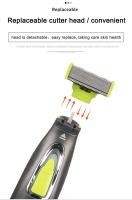Afeitadora Eléctrica Recargable Para Hombres MLG Con Cabeza Recargable Impermeable Lavable Trimmer De Barba Y Cuerpo Máquina De Afeitar - details 5