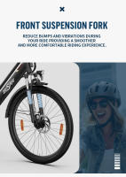 OT18-3 ONESPORT Bicicleta eléctrica estándar de la UE 26*2,35 pulgadas Neumáticos 250W Motor Ciudad eléctrica E-Bike 36V 14.4Ah Batería 25 km/h - details 3