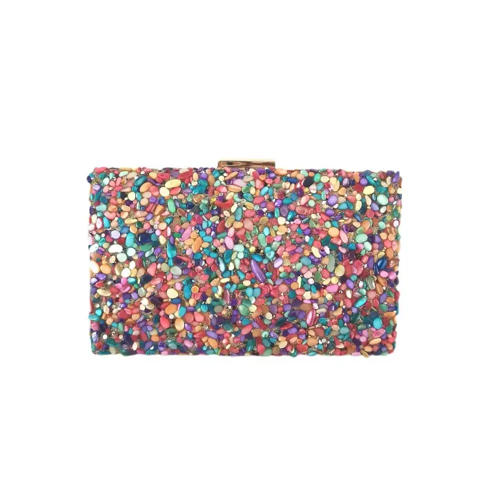 Purses And Handbags For Women Multicolor Geometric  Clutch Banquet Evening Crossbody Handba - 1