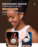 Auriculares Inalámbricos Pro6 De Moda Nueva Logo Original 2do 3er Hifi Auriculares In-ear Para iPhone Con Control Táctil Y Soporte Para Siri Y Google Assistant - details 11