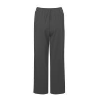 Pantalones Largos De Algodón Y Lino Para Mujer Primavera 2024 Negro Con Bolsillos Y Botones Estilo Casual Elegante Moda Nueva - details 14