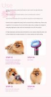Secador De Pelo Para Perros Y Gatos Pequeños Y Medianos Con Peine Integrado Silencioso Material De Plástico Para Secado De Pelo - details 16