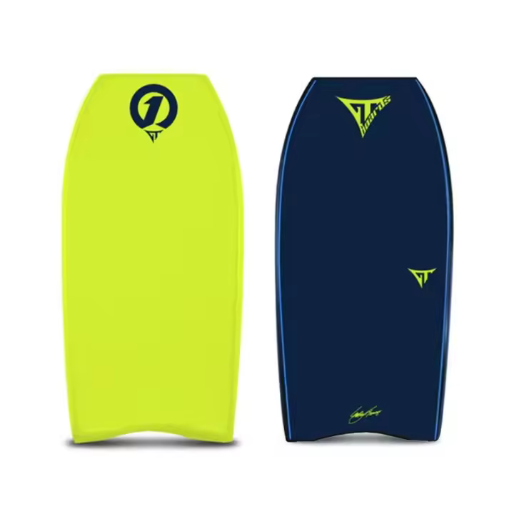 GT bodyboard deck tabla G ONE - UVBS Lime/Midnight blue 40 - 1