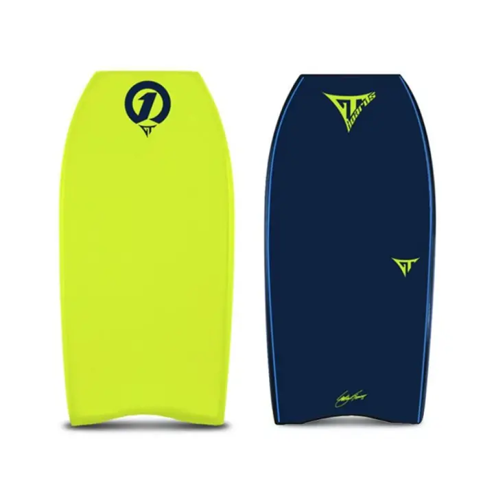 GT bodyboard deck tabla G ONE - UVBS Lime/Midnight blue 40 - 1