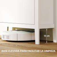 HOMCOM Mueble Zapatero Estrecho Zapatero Entrada Recibidor con 3 Cajones Abatibles Estantes Ajustables y Tiradores de PU para 21 Pares de Zapatos para Pasillo 80x24x131 cm Blanco - details 4
