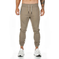 Pantalones Deportivos Casuales Para Hombres Algodón Fitness Entrenamiento Correr Pantalones Largos De Cintura Media Talla S a XXXL - details 3