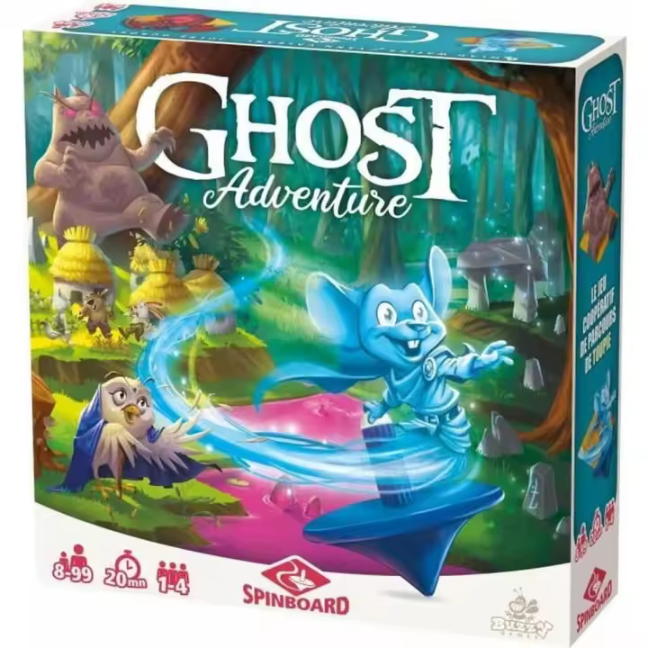 Juego de Mesa Ghost Adventure con Peonza y Spinner - Aventura Mágica Cooperativa,  desde 1 jugador - 1