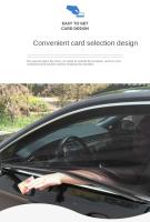 2pcs Cortina Plegable Para Ventana Lateral De Coche Protección UV Privacidad Y Protección Contra Mosquitos Telas De Malla De Poliéster 100% - details 11
