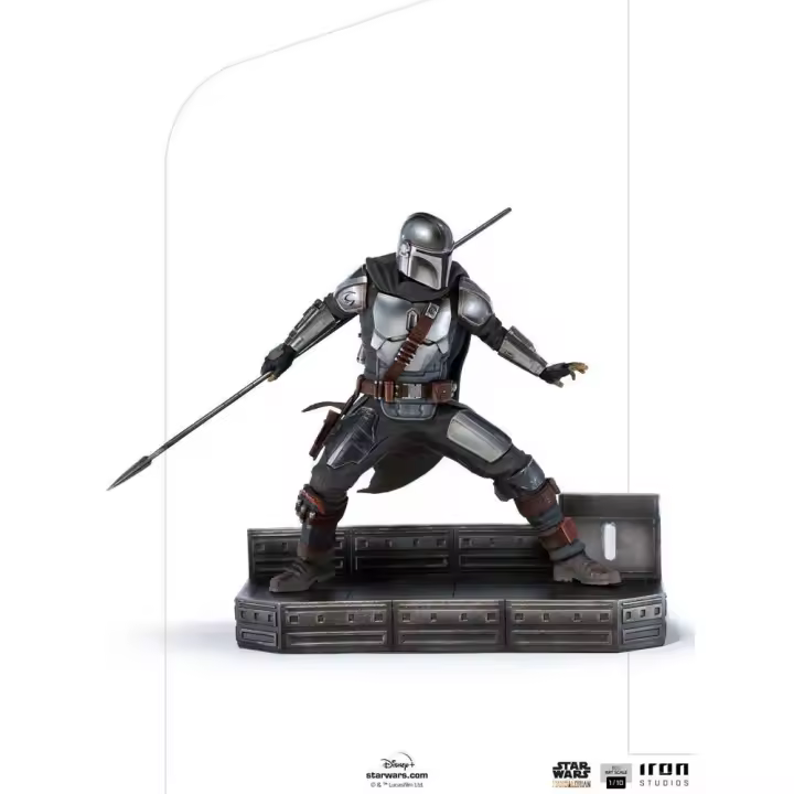 Iron Studios Star Wars The Mandalorian Estatua 1/10 BDS Art Scale Mandalorian 20 cm - 1