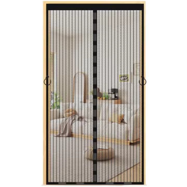 Mosquitera Puerta Magnetica 95X210 CM Corredera Cortina Mosquitera Puerta Exterior Mosquitera Para Puertas Cortina de Sala de Estar la Puerta del Balcón Puerta Parches de Reparación de Mosquitera - 1