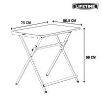 Mesa personal plegable rectangular 75x50,5x66 cm Lifetime - details 7