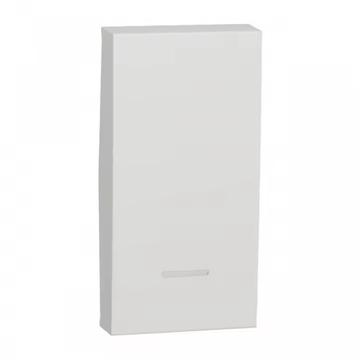 Schneider Electric Tecla 1 Modulo con Visor Polar Serie New Unica - Mecanismos Eléctricos de Alta Calidad - 1