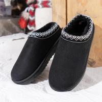Botas Térmicas De Nieve Para Mujer Sin Tobilleras Cierre De Cordón Y Algodón Tallas 36-44 Para Otoño E Invierno Material De Pelo Y Suela De Goma - details 3