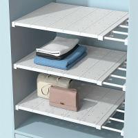 Divisoria Expansible Sin Perforar Retráctil Para Almacenamiento En Armario Cocina Baño Dormitorio Compartment Organizador De Espacio - details 11