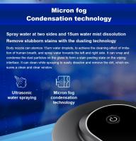 LIECTROUX YW810 Limpiacristales Control Remoto Robot, Rociador de Agua de 2 Vías, Fregado en Seco y Húmedo, Ruta de IA, 2800pa Succión Electrico Navegación Inteligente Maquina con App y Mando, Múltiples Formas de Protección de Seguridad, Negro - details 5