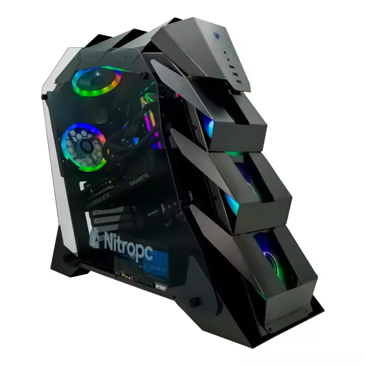 PC Gaming Nitropc Élite Nitro - AMD Ryzen 7 9800X3D, RTX 5080 16GB, RAM 64GB DDR5, M.2 2TB, Windows 11 - 1