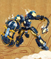 Robot Transformable De La Serie M38-B1272 Mech Master Con Bloques De Construcción Para Niños Basado En Shan-hai Jing Material ABS - details 10