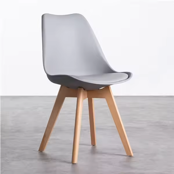 Basik Line Silla Tapizada Malmo Gris 85x45x48 Cm - Diseño y Comodidad - Alta Calidad - 1