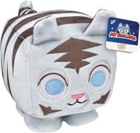 PET SIMULATOR - Ojos Grandes - Peluche Tigre Blanco -  Suave y blandito - Ideal para todas las edades. - details 0
