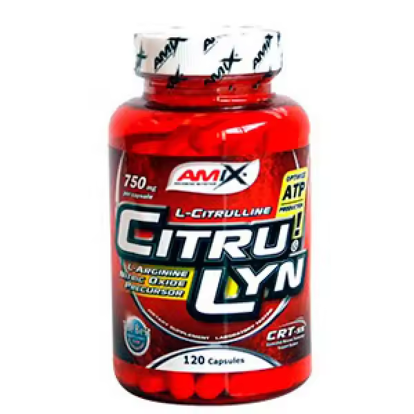 AMIX - Citrulyn - 120 caps. - Estimulante del óxido nítrico - 120 cápsulas de Citrulyn - Mejora la vasodilatación y el rendimiento deportivo. - 1