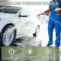 Lavadora de alta presión inalámbrica - Pistola de lavado de autos - 12000mah - modelo caja de herramientas 48hv - 6 modos de pulverización - largo alcance de pulverización - details 4