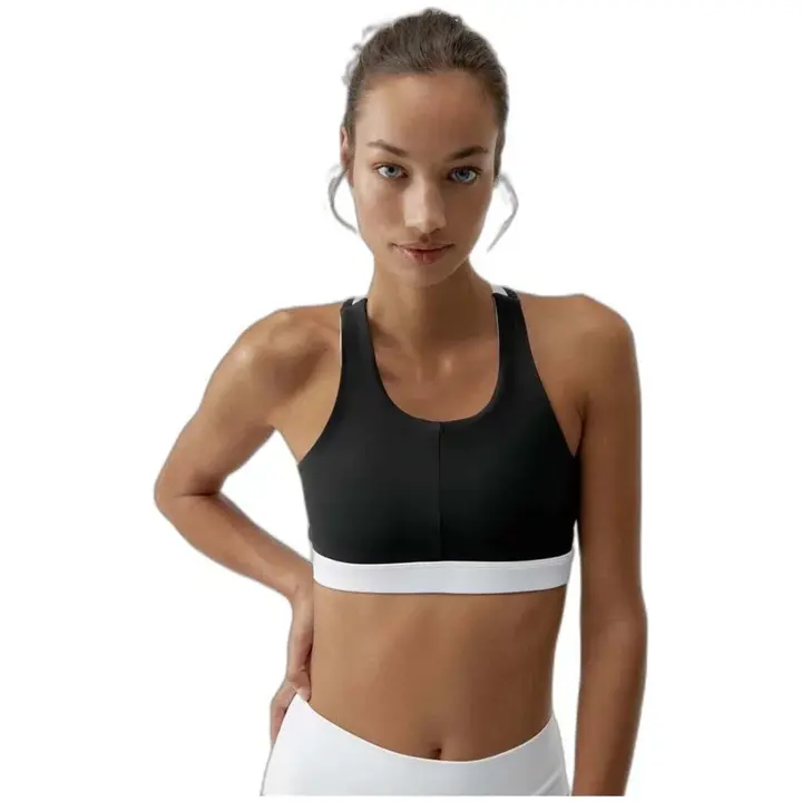Sujetador Deportivo Born Living Yoga Hanae Black/White Mujer - 1
