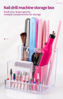 Organizador De Uñas Translúcido Para Máquina De Taladro Y Productos De Manicura Y Pedicura Acrílico Con 3 Filas De Almacenamiento - details 0