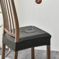 Cubiertas De Silla De Comedor En Cuero PU Impermeable Modernas Y Duraderas Antipolvo Para Hogar Y Hotel Cubierta De Cojín Elástica - details 8