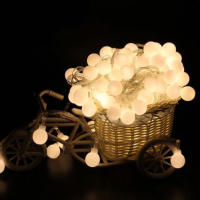 Luces De Cadena De Bolas LED 10M Para Exteriores Decoración De Fiesta Hogar Boda Jardín Navidad Luces De Navidad Fairy - details 3