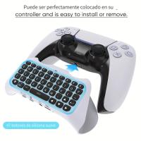 Teclado de control inalámbrico para PS5, minimando portátil con altavoz incorporado y conector de audio, 3,0 - details 7