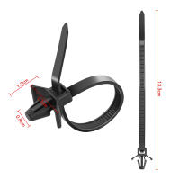20pcs Clip De Enchufe De Cable Para Automóvil Organizador De Enchufes De Cable Para Tubo Corrugado Estilo De Coche - details 4