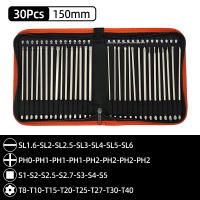 Juego De 30 Piezas De Puntas De Destornillador Magnéticas De Acero S2 100/150mm 1/4 Pulgada Rosca Hexagonal Herramientas Eléctricas Multifuncionales Antideslizantes Phillips Torx Cuadrado - details 8