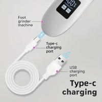 Desbordador De Callos Eléctrico Para Pies Con Masaje 3 Velocidades Diseño Impermeable Pantalla LCD Recargable Batería De Litio - details 6