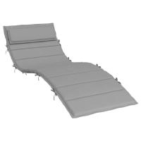 vidaXL Cojín de tumbona de tela Oxford 180x60x3 cm Color Antracita,  Gris,  Crema y mas Cojín Decorativo de Asiento Cojines de muebles de salon - details 6